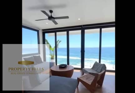 شاليه  بجاردن sea view للبيع متشطب بالكامل في  راس الحكمه بمساحه كبيره باقل سعر في الماركت