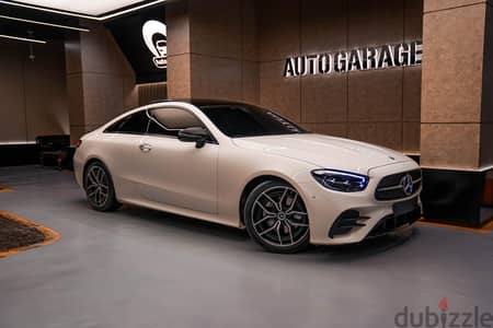 نوادر  افضل حاله زيرووو E200 AMG COUPE night package 2021