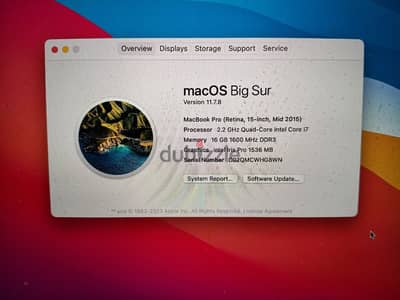 macbook pro 2015 core i7 quad core