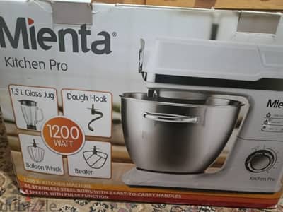 عجان Mienta 1200 watt استعمل مرتين