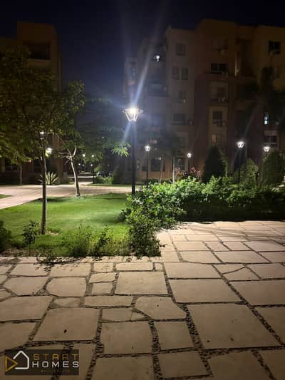 99-square-meter, two-bedroom apartment for sale in Madinaty (B8); fully furnished and equipped with appliances. Located opposite the club and just ste
