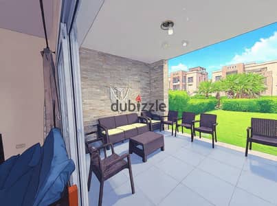 Chalet Ground floor with garden for rent in Amwaj North Coast Village