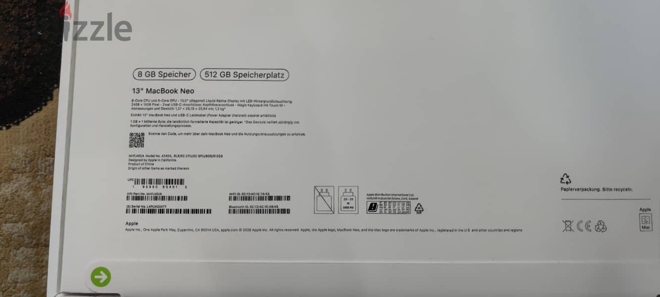 MacBook Neo 13-Inch 2