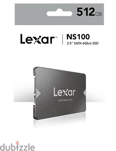 Lexar 512GB NS100 SSD 2.5” SATA III هارد SSD جديد متبرشم بالضمان 512GB