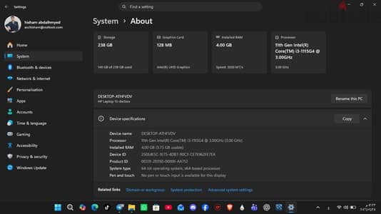 Hp laptop