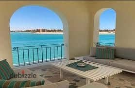 شاليه 113م غرفتين متشطب بالكامل في Bungalows North Coast بالكيلو 73 على البحر مباشرة
