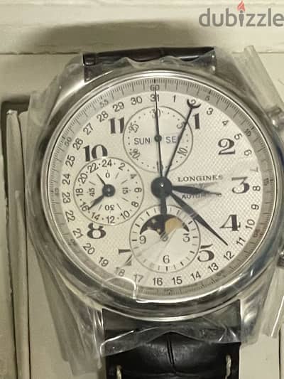 Swiss watch automatic Longines Master Collection moonface 42 m