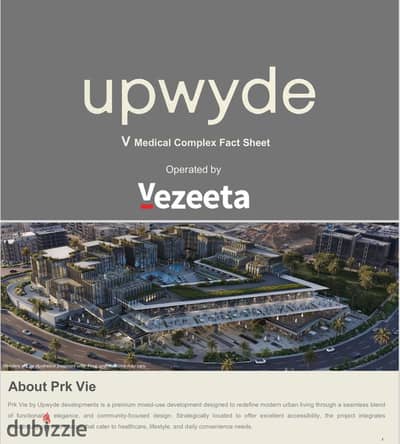 A medical investment opportunity: a fully finished, furnished, and tenanted clinic managed by Vezeeta in Golden Square, Fifth Settlement, with a down