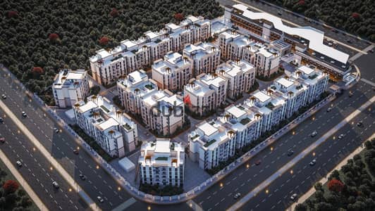 شقة 133م بجاردن للبيع بكمبوند Address Home 1 بحدائق أكتوبر على طريق زويل مباشرة، مقدم 319 ألف وقسط 6 سنوات بموقع حيوي قرب مول مصر