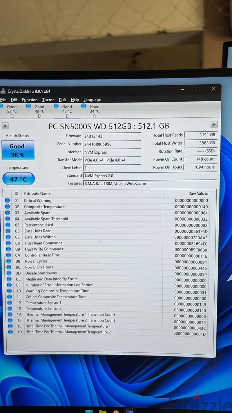 nvme WD gen4 3