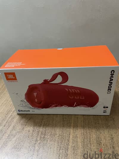 Jbl speaker charge 6 red brand new