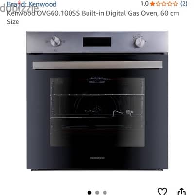 kenwood oven gas 60 cm