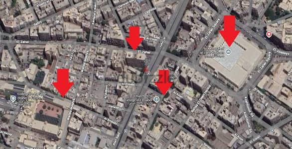 عمارة سكنية بالكامل للبيع في قلب القاهرة موقع استثماري نادر
