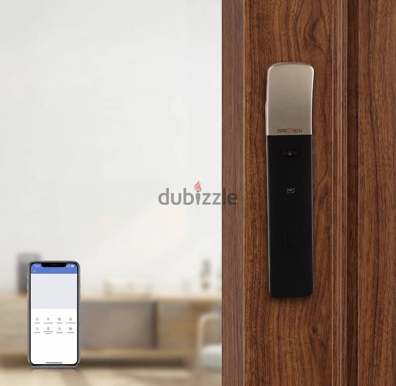 Smart lock with rechargeable battery 3