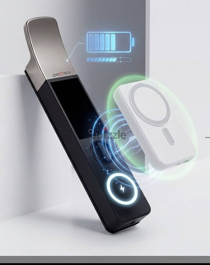 Smart lock with rechargeable battery 1