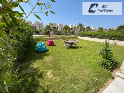 Bahary chalet for sale 170 sqm with DP & installments ultra super lux finishing prime location pool view in Hacienda Bay North Coast Sidi Abdel Rahman