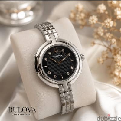 ساعة Bulova أصلية حريمي موديل 96p215بحالة الزيرو