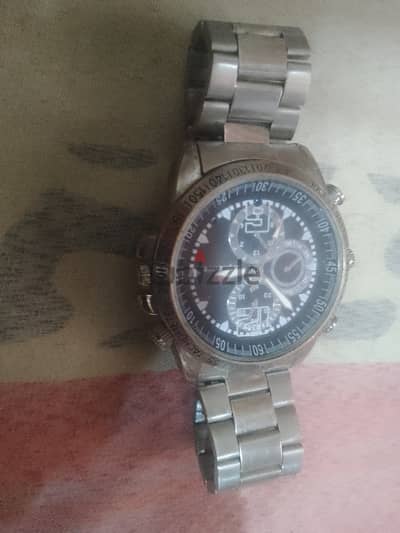 ساعة Seiko رجالي ستانلس ستيل مستعملة