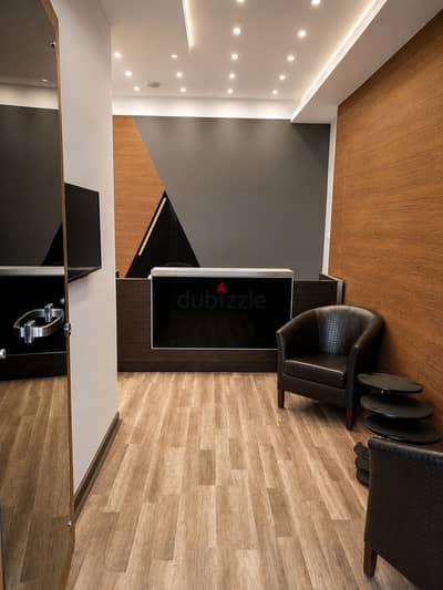 Fully finished and air-conditioned office for rent for companies in the Fifth Settlement with an area of 220 meters