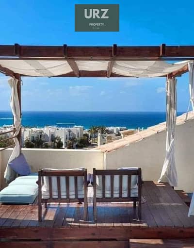 2-bedroom chalet with 360° panoramic sea view in Ras El Hekma North Coast Fully finished with ACs  kitchen near The Med La Sirena  Masayef Seaze