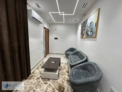 Furnished studio apartment for rent in Al Narges Buildings, Fifth Settlement, bordered by South 90th Street and major thoroughfares