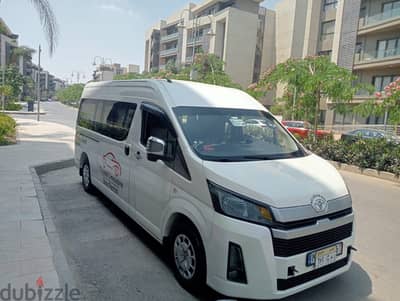 إيجار تويوتا هايس مع سائق | Toyota Hiace Rental Egypt