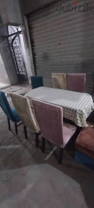 سفره ٦ كراسى منجده