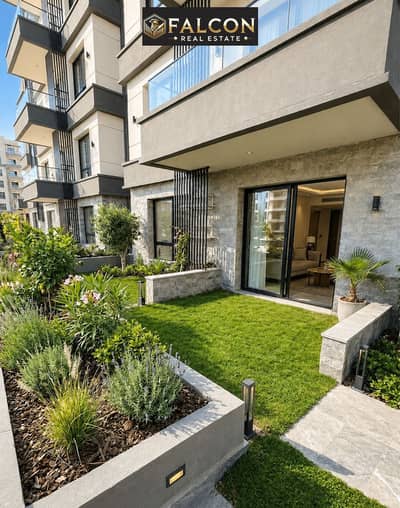 Apartment for sale in the New Administrative Capital (ground floor + garden, 70 sq m) with installments over 10 years and a down payment of 990,000 EG