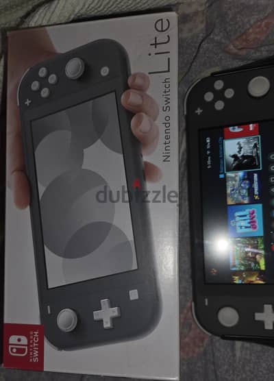 nintendo switch lite like new (1month usage)