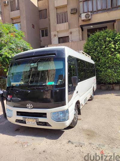 إيجار تويوتا كوستر مع سائق | Toyota Coaster Rental Egypt | باص سياحي