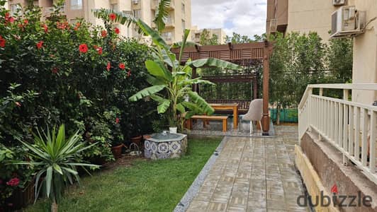 شقه مفروشه للايجار ارضي بجاردن بوصال