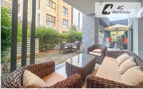 Chalet For sale + garden 2 bdr  ready to move ultra super lux finishing  very prime l. ocation in Marina 1  in Marassi North Coast Sidi Abdel Rahman