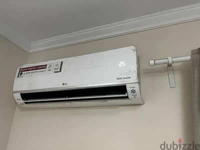 LG Dual Inverter 1.5 HP AC تكييف في الضمان