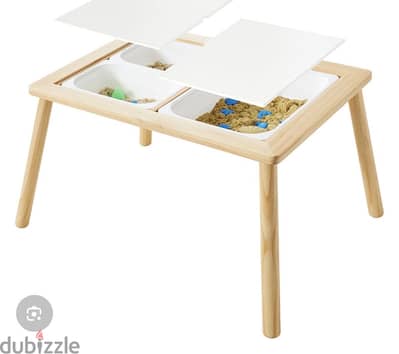 Ikea sensory table with storage