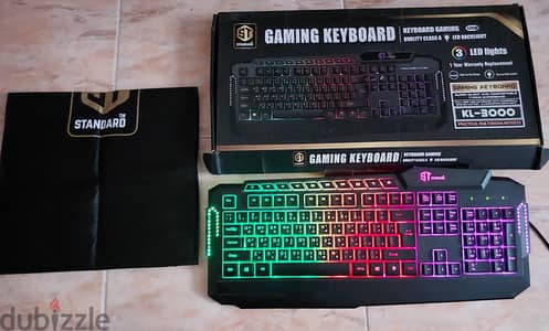 ST STANDRAD Kl-3000 keyboard rainbow backlight