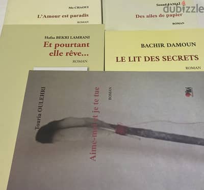5 french books/novels