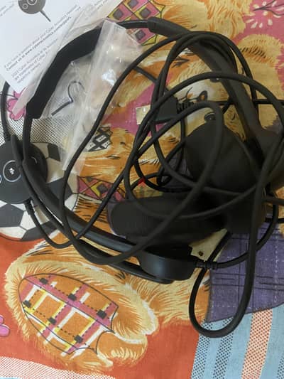 Cyber Acoustics Ac-304 USB-A Headset (AI Noise Cancellation) سماعة