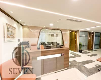 *Furnished office for rent, 260 sqm, ultra-modern, licensed in One Katameya, directly on the Ring Road, minutes to Fifth Settlement*