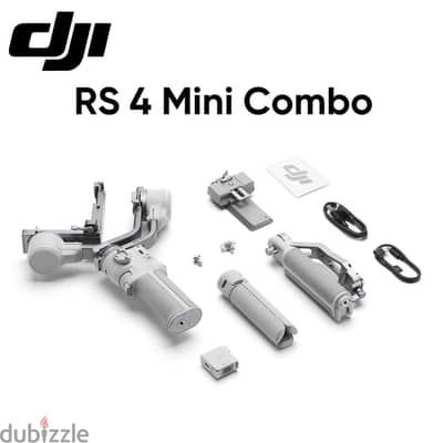 DJI RS 4 Mini النسخة الكومبو الكاملة.