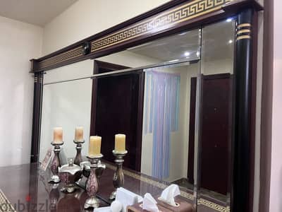 ترابيزه سفره وبوفيه ودولاب ، مفكو حلوان ، خشب زان