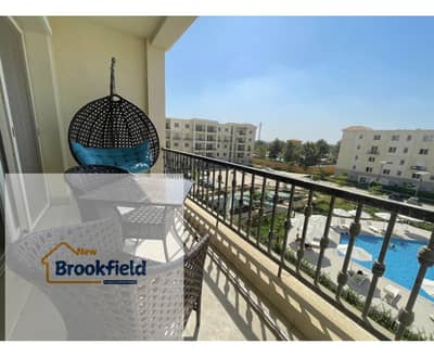 شقه للايجار مفروش بالكامل فيو بول فى افينيوز كمبوند ميفيدا *Apartment Fully furnished for rent in mivida avenues pool view*