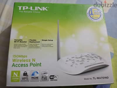 مقوي واي فاي  TP-LInk جديد زيرو بالعلبة لم يستعمل
