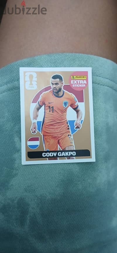 Panini Extra sticker : Gold Cody gakpo