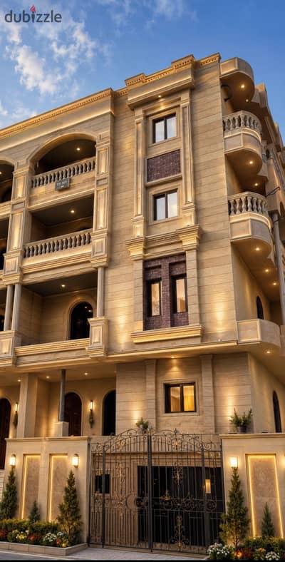 Apartment for sale - immediate delivery   First direct view on the international road with an open and distinctive view.   Area: 220 meters  Delivered with equipment  Immediate delivery  with the possibility of installments   Open view of the international road and opposite 2 shopping malls   Spacious reception with practical division  Rooms with large areas providing