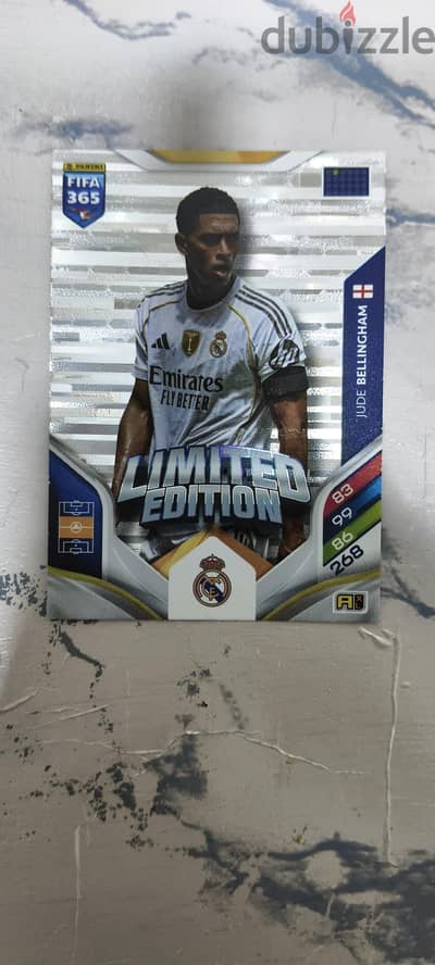 Bellingham panini card limited edition