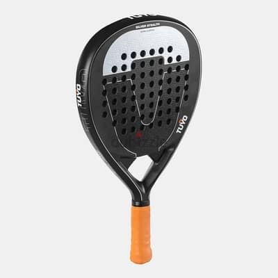 TUYO Silver Stealth Padel Racket + Padel Racket Cover