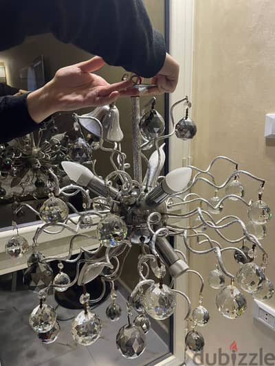 Used Crystal Chandelier – Excellent Condition