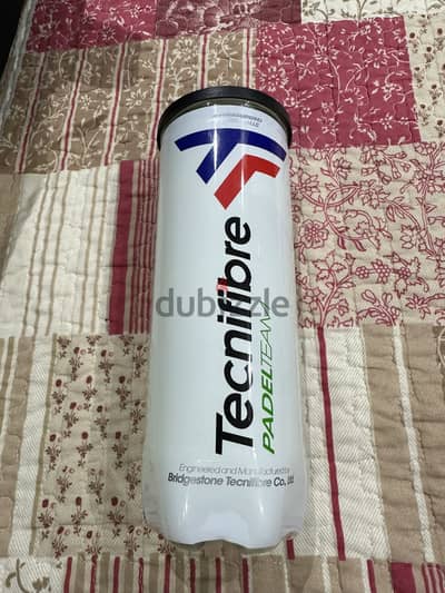 Tecnifibre Padel Team balls , 3-Ball can , Yellow