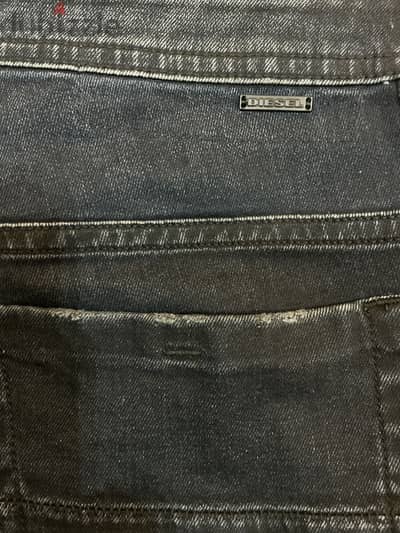 Diesel Men's Regular Jeans Blue Black Size 33