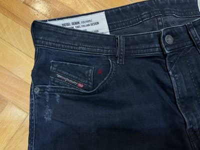 Diesel Men's Regular Jeans Blue Black Size 33
